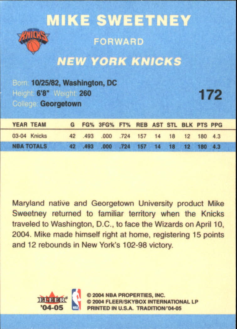 2004/2005 Tradition (Fleer) Basketball Part 2 Parallel Blue Cards #1 to #249 - Picture 259 of 357