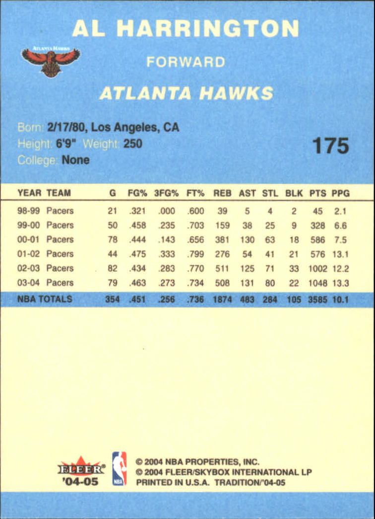 2004/2005 Tradition (Fleer) Basketball Part 2 Parallel Blue Cards #1 to #249 - Picture 265 of 357