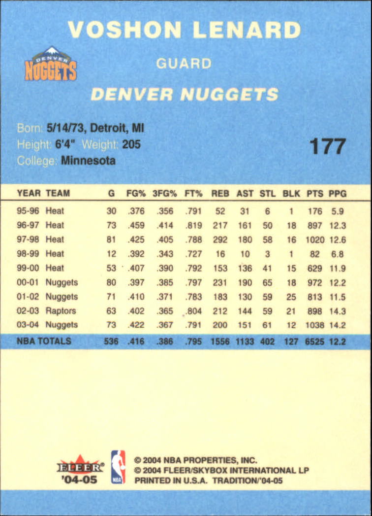 2004/2005 Tradition (Fleer) Basketball Part 2 Parallel Blue Cards #1 to #249 - Picture 267 of 357