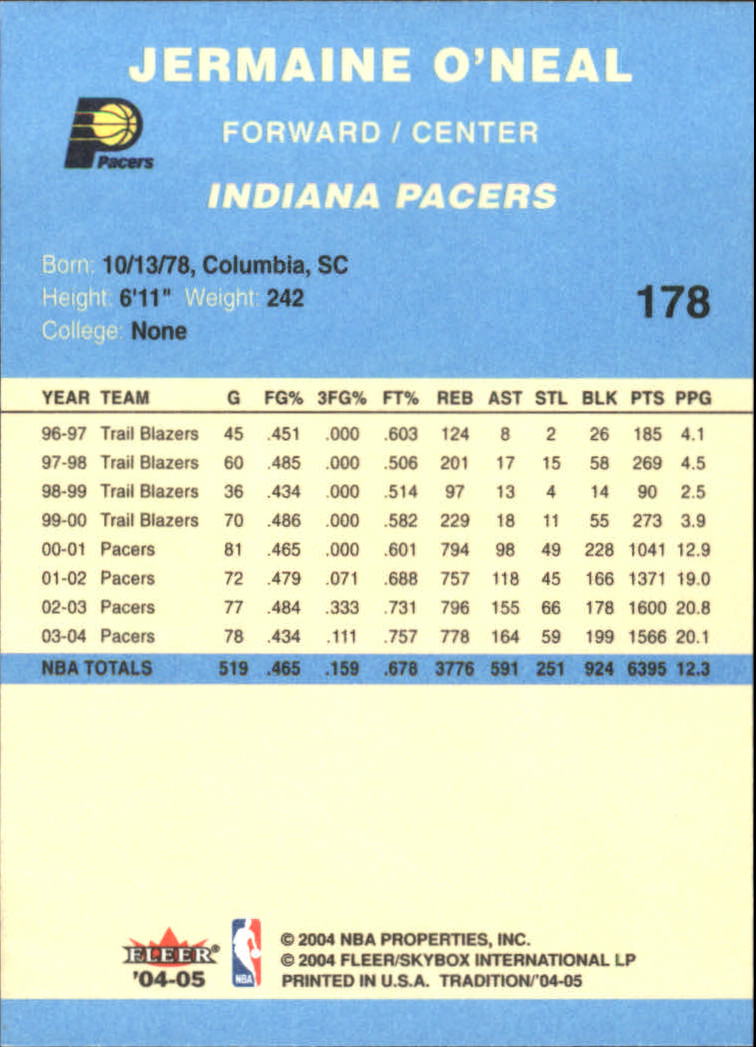 2004/2005 Tradition (Fleer) Basketball Part 2 Parallel Blue Cards #1 to #249 - Picture 269 of 357