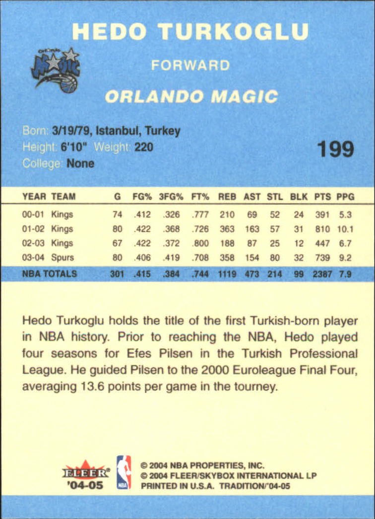 2004/2005 Tradition (Fleer) Basketball Part 2 Parallel Blue Cards #1 to #249 - Picture 299 of 357