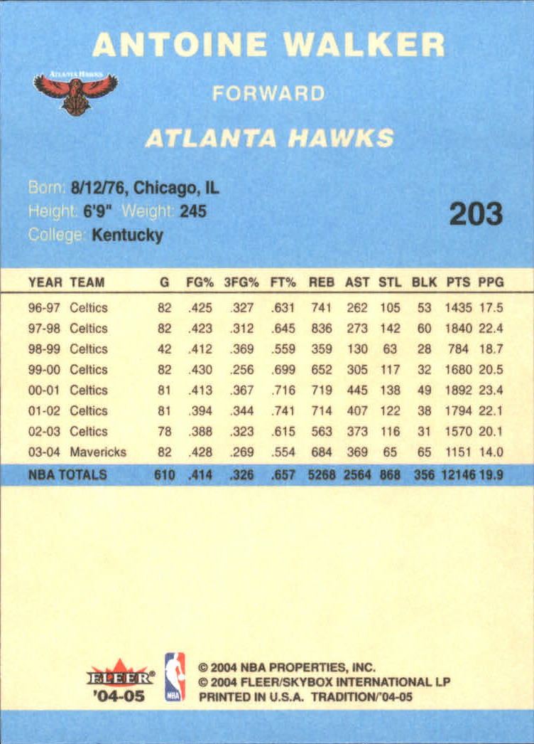 2004/2005 Tradition (Fleer) Basketball Part 2 Parallel Blue Cards #1 to #249 - Picture 307 of 357