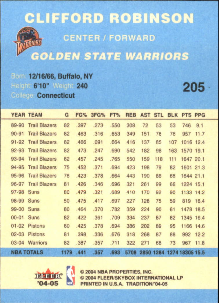 2004/2005 Tradition (Fleer) Basketball Part 2 Parallel Blue Cards #1 to #249 - Picture 311 of 357