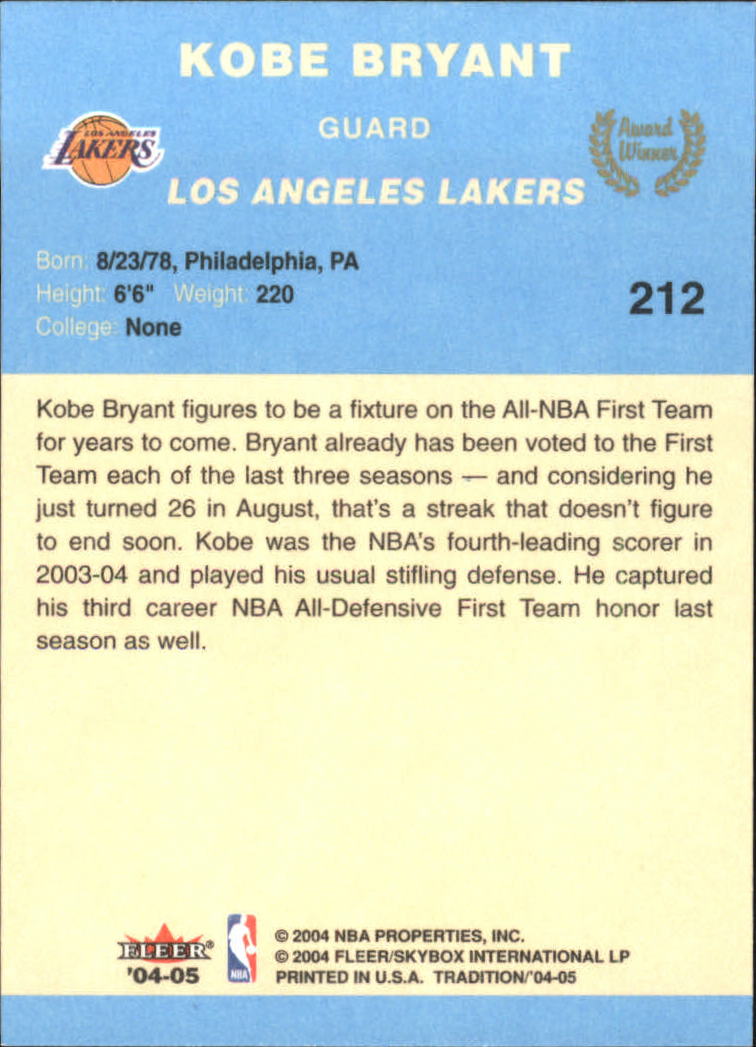 2004/2005 Tradition (Fleer) Basketball Part 2 Parallel Blue Cards #1 to #249 - Picture 321 of 357