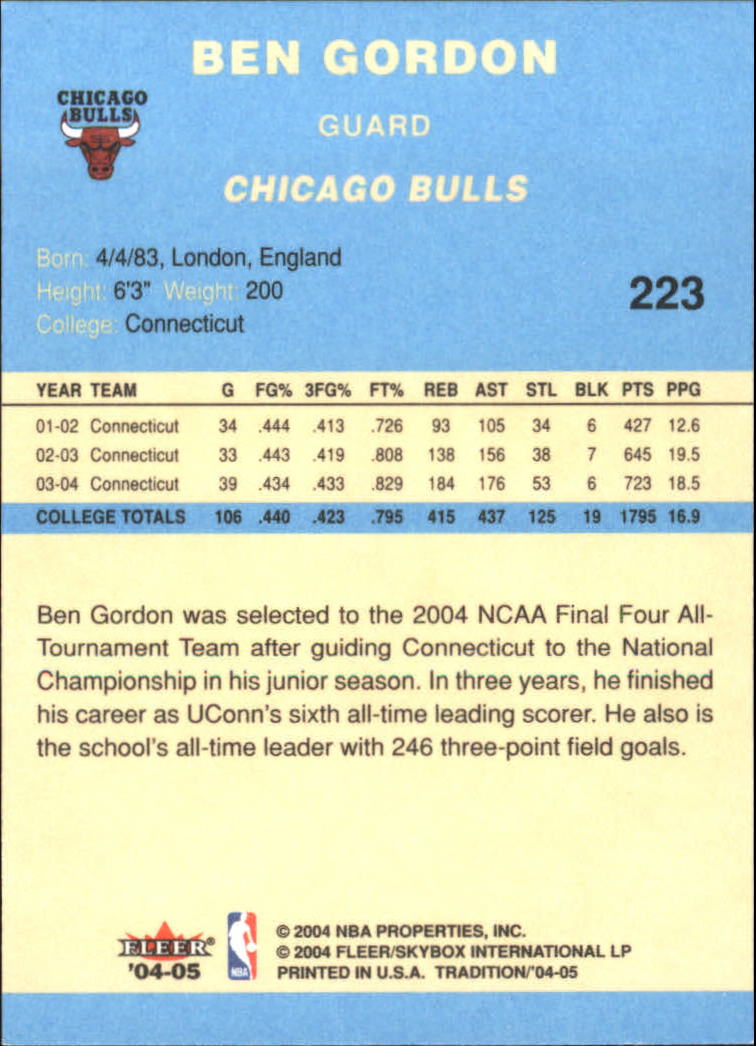 2004/2005 Tradition (Fleer) Basketball Part 2 Parallel Blue Cards #1 to #249 - Picture 337 of 357