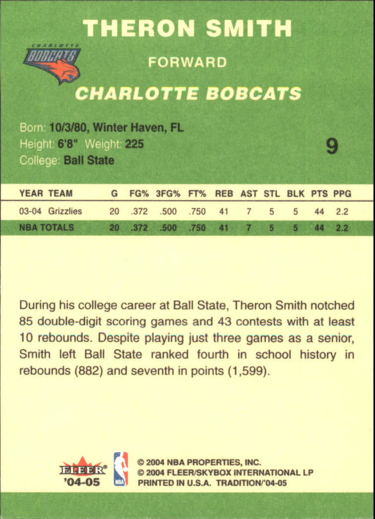 2004/2005 Tradition (Fleer) Basketball Part 3 Parallel Green Cards #3 to #265 - Picture 11 of 241