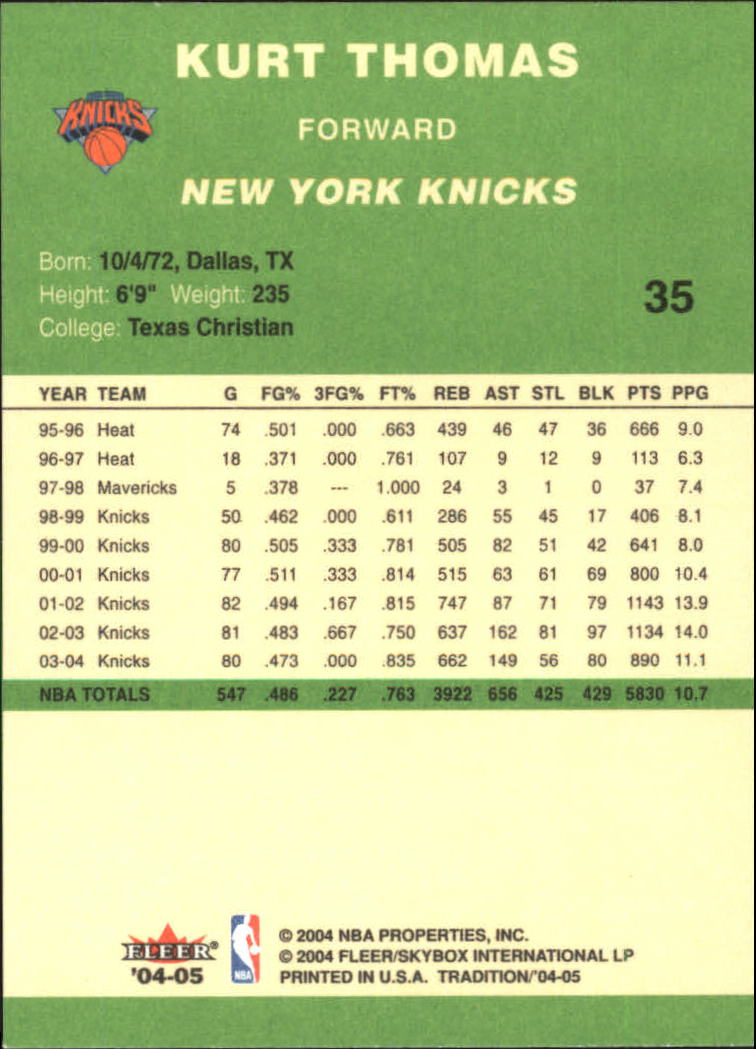 2004/2005 Tradition (Fleer) Basketball Part 3 Parallel Green Cards #3 to #265 - Picture 35 of 241