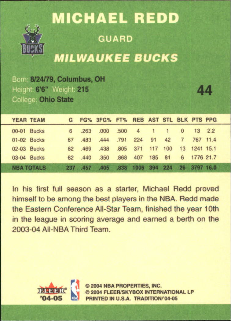 2004/2005 Tradition (Fleer) Basketball Part 3 Parallel Green Cards #3 to #265 - Picture 43 of 241