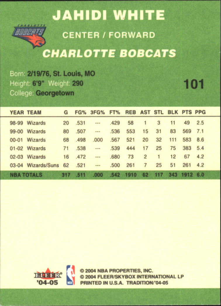 2004/2005 Tradition (Fleer) Basketball Part 3 Parallel Green Cards #3 to #265 - Picture 97 of 241