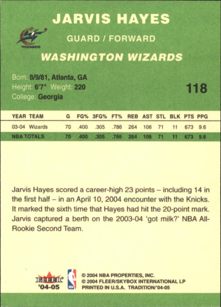 2004/2005 Tradition (Fleer) Basketball Part 3 Parallel Green Cards #3 to #265 - Picture 111 of 241