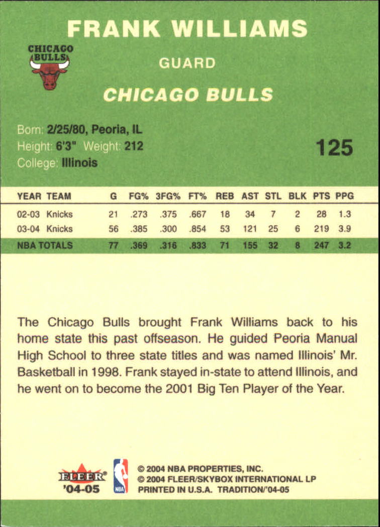 2004/2005 Tradition (Fleer) Basketball Part 3 Parallel Green Cards #3 to #265 - Picture 117 of 241