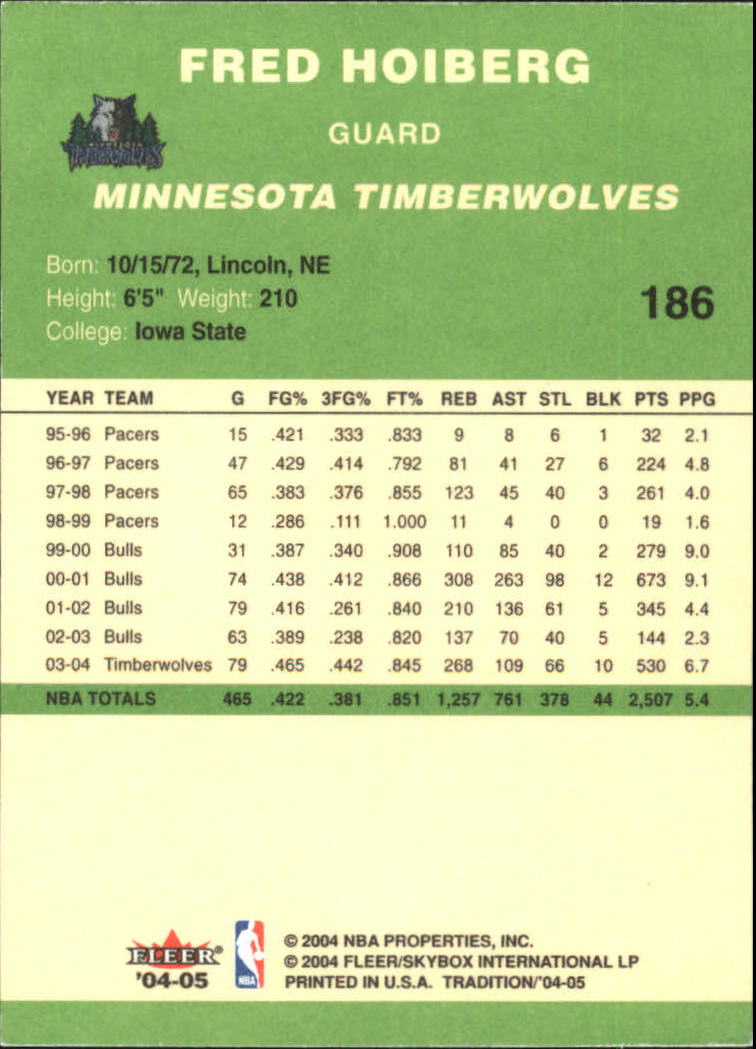 2004/2005 Tradition (Fleer) Basketball Part 3 Parallel Green Cards #3 to #265 - Picture 187 of 241