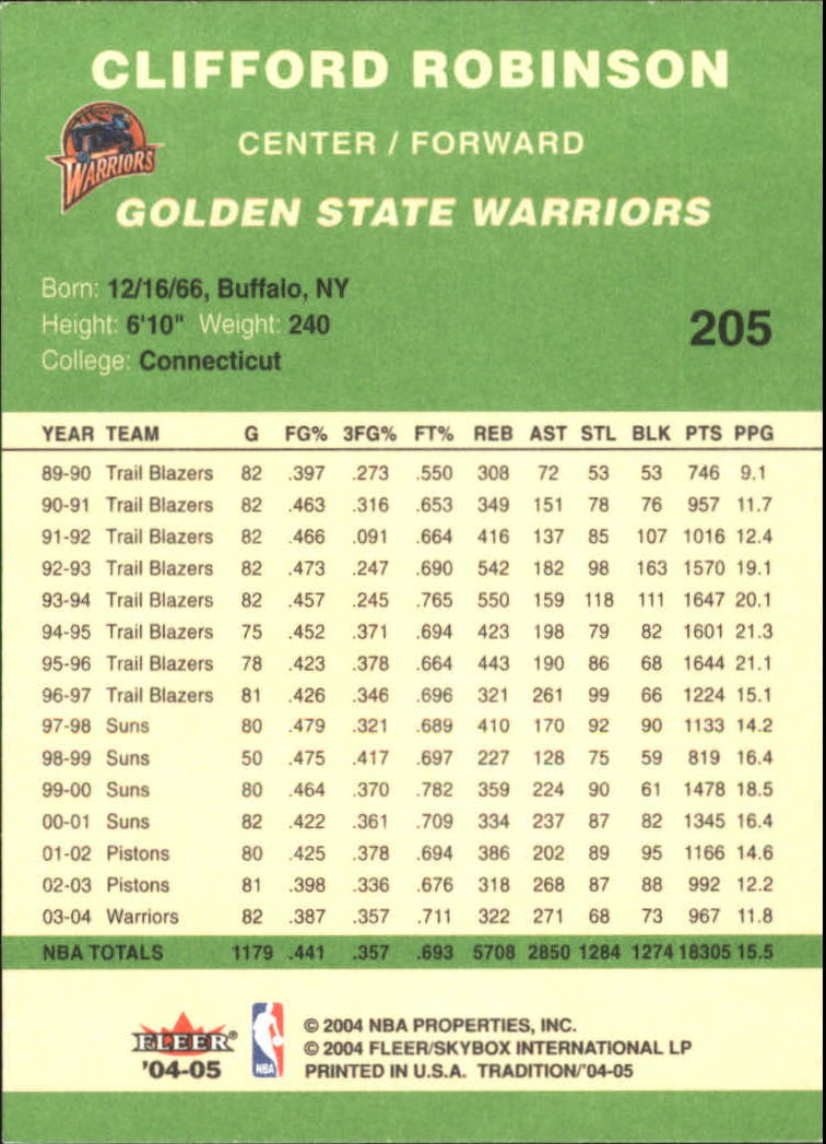 2004/2005 Tradition (Fleer) Basketball Part 3 Parallel Green Cards #3 to #265 - Picture 209 of 241