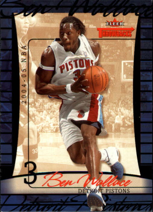 2004/2005 Throwbacks (Fleer) Basketball Part 1 Main Set Cards #1 to #65 - Picture 16 of 129