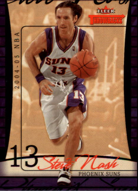 2004/2005 Throwbacks (Fleer) Basketball Part 1 Main Set Cards #1 to #65 - Picture 18 of 129