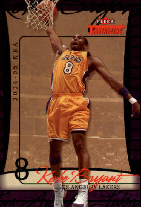 2004/2005 Throwbacks (Fleer) Basketball Part 1 Main Set Cards #1 to #65 - Picture 20 of 129
