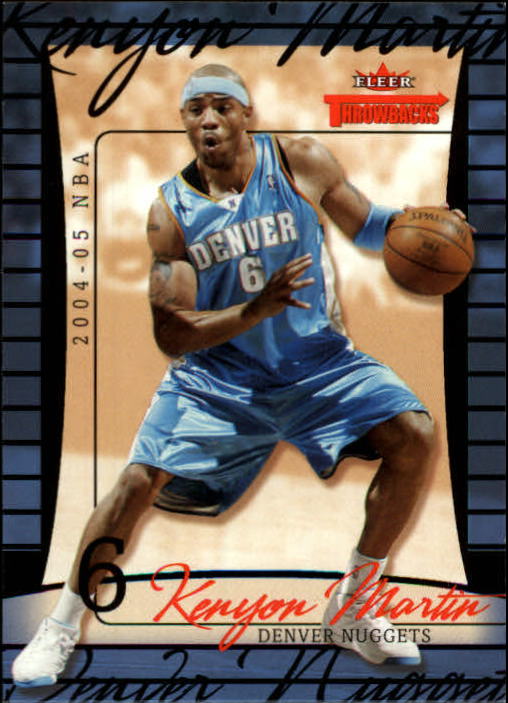 2004/2005 Throwbacks (Fleer) Basketball Part 1 Main Set Cards #1 to #65 - Picture 22 of 129