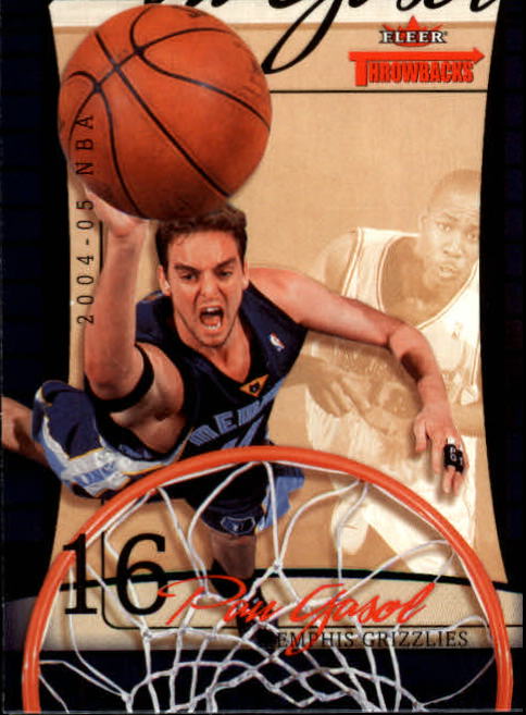 2004/2005 Throwbacks (Fleer) Basketball Part 1 Main Set Cards #1 to #65 - Picture 30 of 129