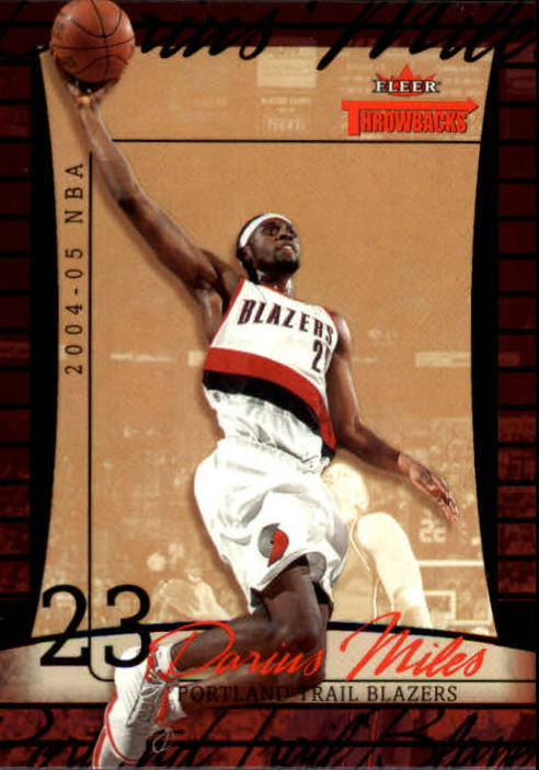 2004/2005 Throwbacks (Fleer) Basketball Part 1 Main Set Cards #1 to #65 - Picture 32 of 129
