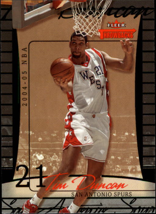 2004/2005 Throwbacks (Fleer) Basketball Part 1 Main Set Cards #1 to #65 - Picture 42 of 129