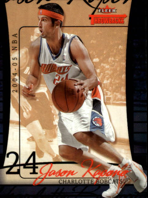 2004/2005 Throwbacks (Fleer) Basketball Part 1 Main Set Cards #1 to #65 - Picture 54 of 129