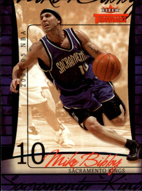 2004/2005 Throwbacks (Fleer) Basketball Part 1 Main Set Cards #1 to #65 - Picture 58 of 129