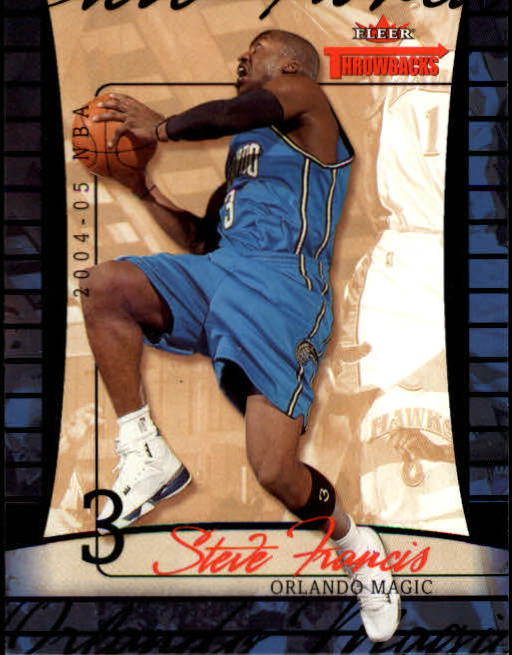 2004/2005 Throwbacks (Fleer) Basketball Part 1 Main Set Cards #1 to #65 - Picture 68 of 129