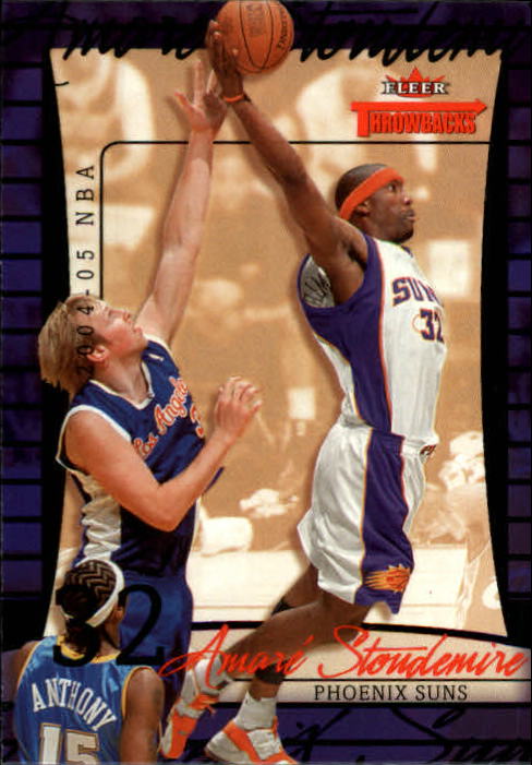 2004/2005 Throwbacks (Fleer) Basketball Part 1 Main Set Cards #1 to #65 - Picture 72 of 129