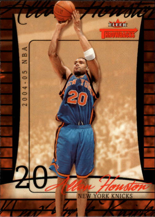 2004/2005 Throwbacks (Fleer) Basketball Part 1 Main Set Cards #1 to #65 - Picture 76 of 129