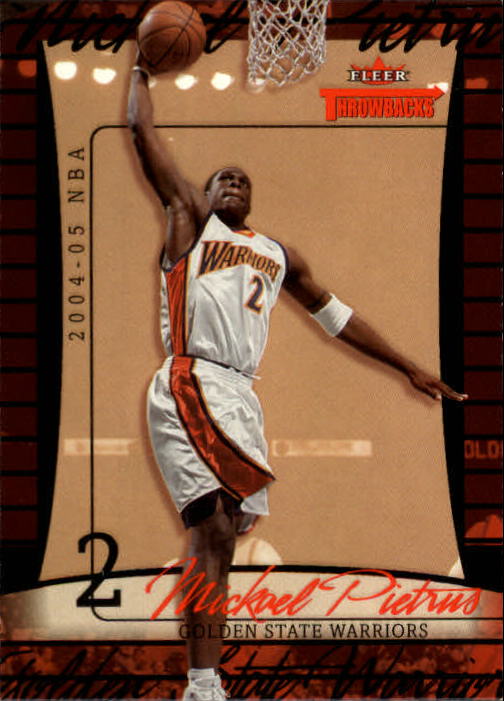 2004/2005 Throwbacks (Fleer) Basketball Part 1 Main Set Cards #1 to #65 - Picture 80 of 129