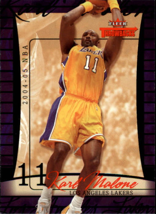 2004/2005 Throwbacks (Fleer) Basketball Part 1 Main Set Cards #1 to #65 - Picture 90 of 129