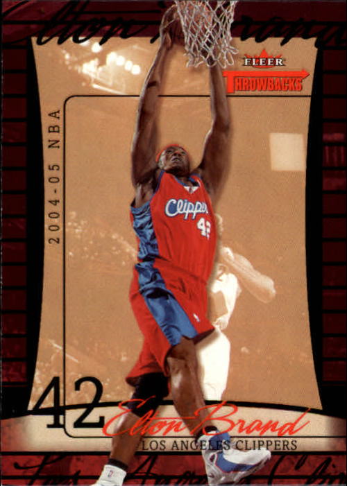 2004/2005 Throwbacks (Fleer) Basketball Part 1 Main Set Cards #1 to #65 - Picture 92 of 129