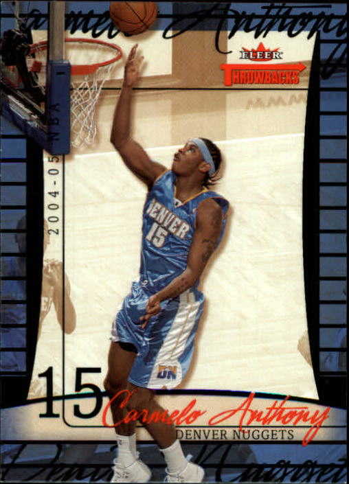 2004/2005 Throwbacks (Fleer) Basketball Part 1 Main Set Cards #1 to #65 - Picture 108 of 129