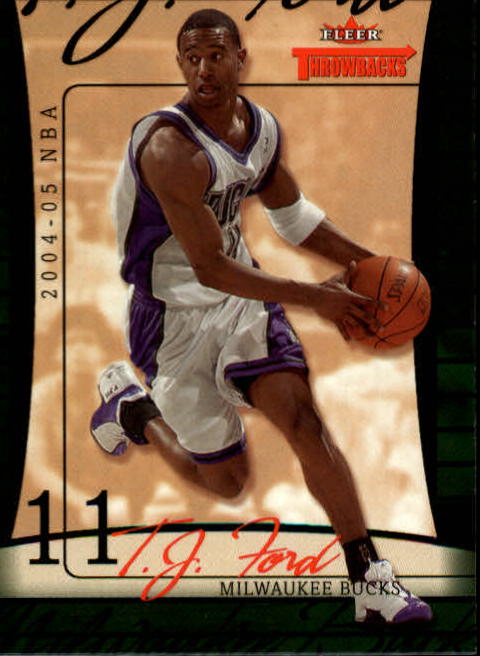 2004/2005 Throwbacks (Fleer) Basketball Part 1 Main Set Cards #1 to #65 - Picture 112 of 129