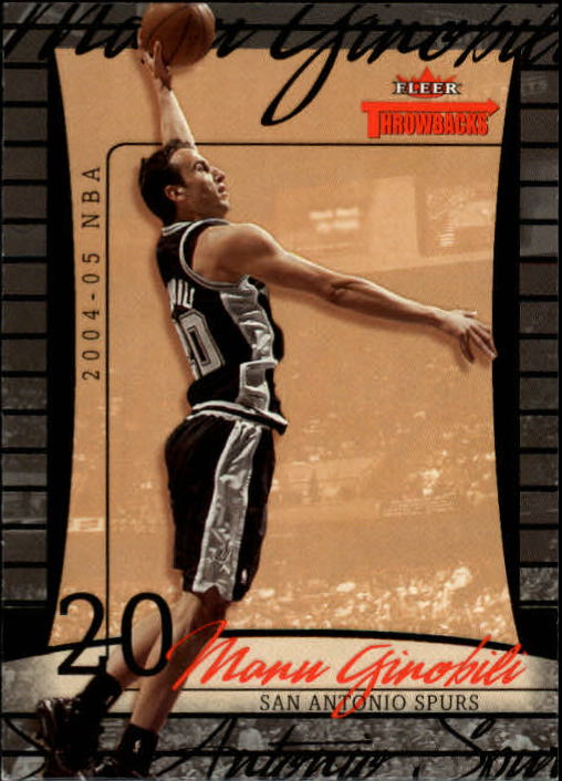 2004/2005 Throwbacks (Fleer) Basketball Part 1 Main Set Cards #1 to #65 - Picture 122 of 129
