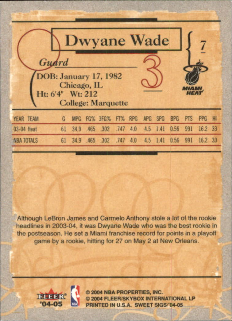 2004/2005 Sweet Sigs (Fleer) Basketball Part 1 Main Set Cards - Picture 15 of 153