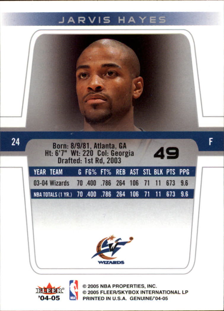 2004/2005 Genuine (Fleer) Basketball Part 1 Main Set Cards #1 to #125 - Picture 77 of 186