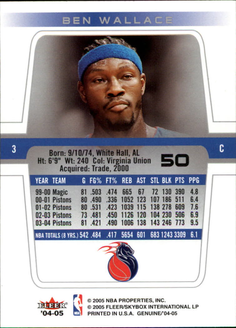 2004/2005 Genuine (Fleer) Basketball Part 1 Main Set Cards #1 to #125 - Picture 79 of 186