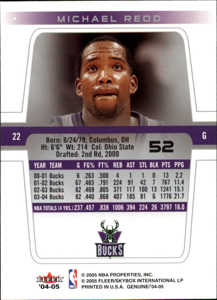 2004/2005 Genuine (Fleer) Basketball Part 1 Main Set Cards #1 to #125 - Picture 83 of 186