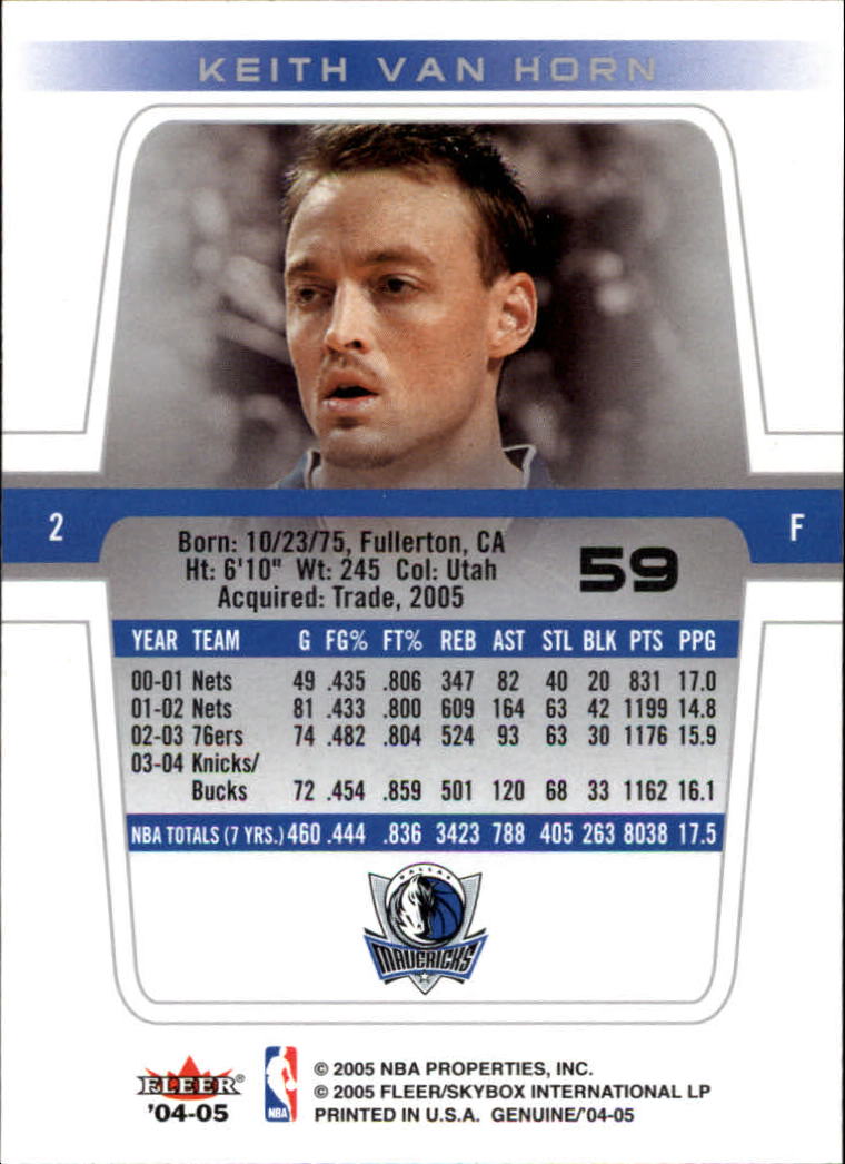 2004/2005 Genuine (Fleer) Basketball Part 1 Main Set Cards #1 to #125 - Picture 97 of 186