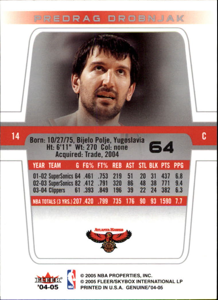 2004/2005 Genuine (Fleer) Basketball Part 1 Main Set Cards #1 to #125 - Picture 107 of 186
