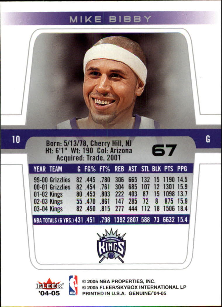 2004/2005 Genuine (Fleer) Basketball Part 1 Main Set Cards #1 to #125 - Picture 113 of 186