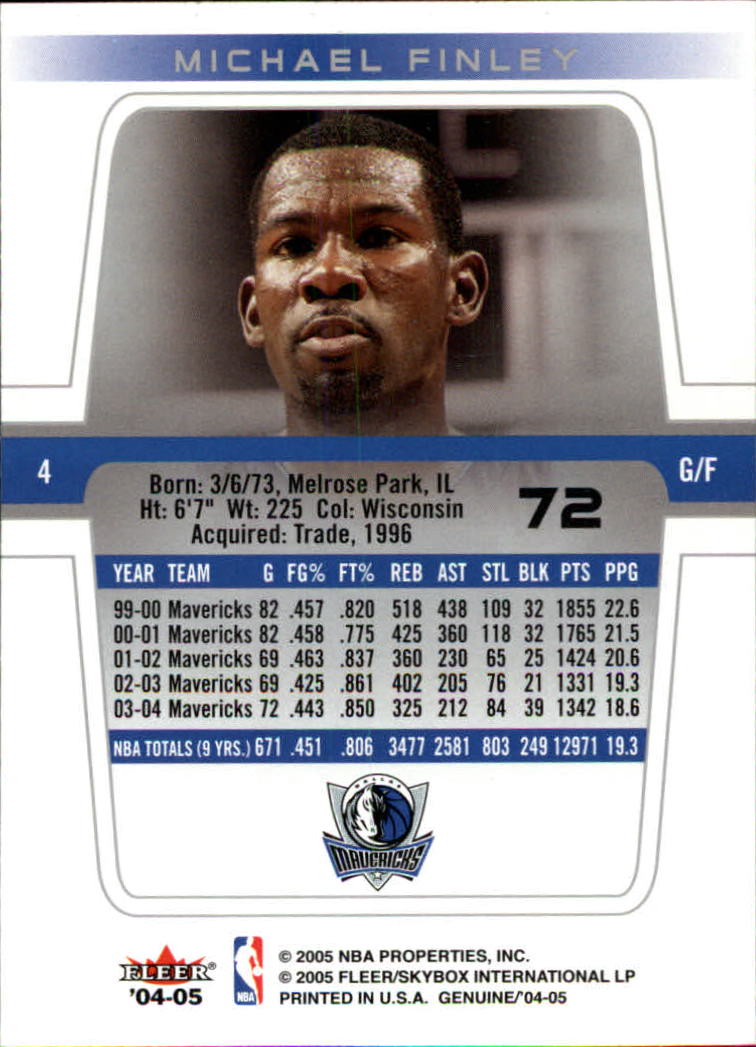 2004/2005 Genuine (Fleer) Basketball Part 1 Main Set Cards #1 to #125 - Picture 123 of 186