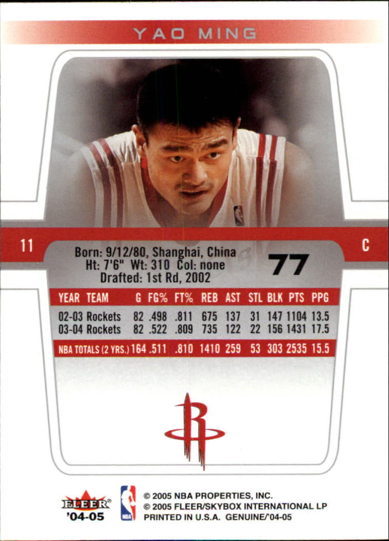 2004/2005 Genuine (Fleer) Basketball Part 1 Main Set Cards #1 to #125 - Picture 133 of 186