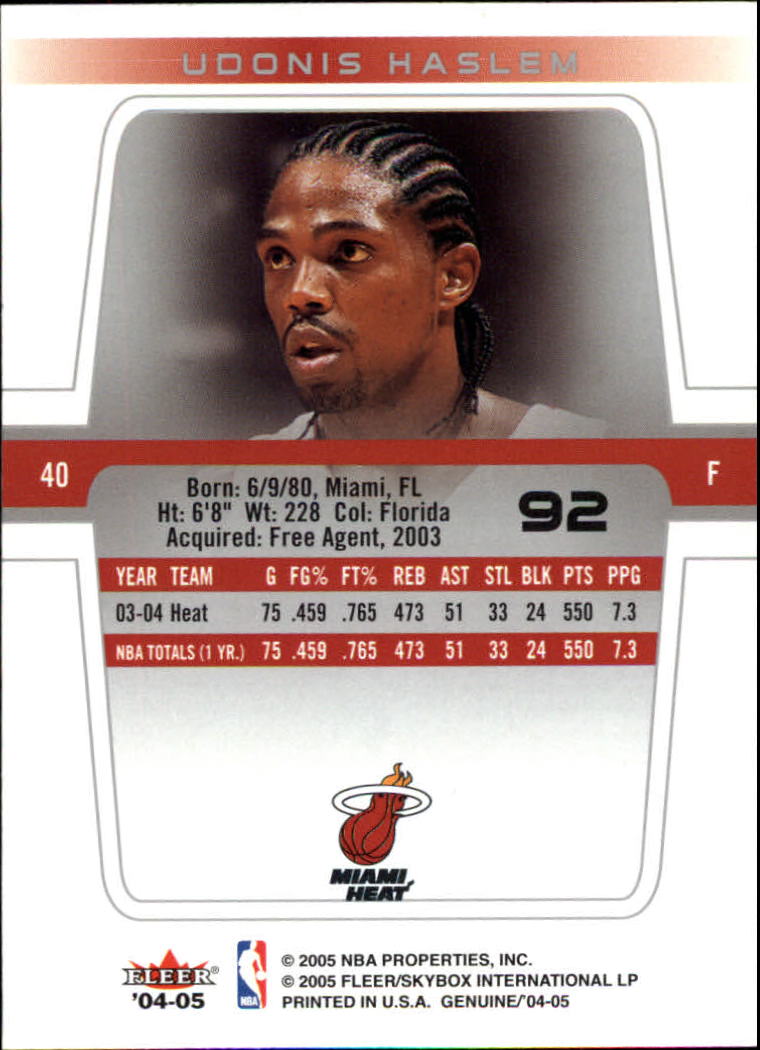 2004/2005 Genuine (Fleer) Basketball Part 1 Main Set Cards #1 to #125 - Picture 162 of 186
