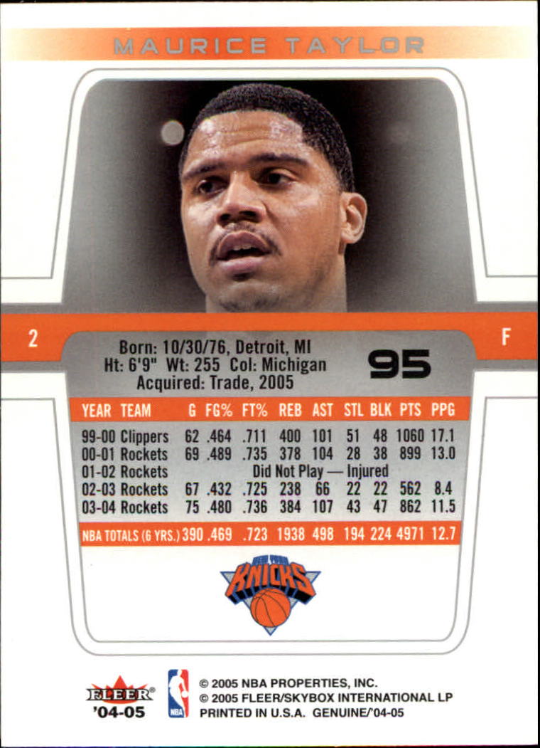 2004/2005 Genuine (Fleer) Basketball Part 1 Main Set Cards #1 to #125 - Picture 168 of 186