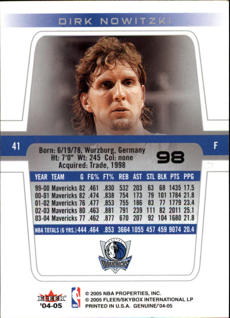 2004/2005 Genuine (Fleer) Basketball Part 1 Main Set Cards #1 to #125 - Picture 174 of 186