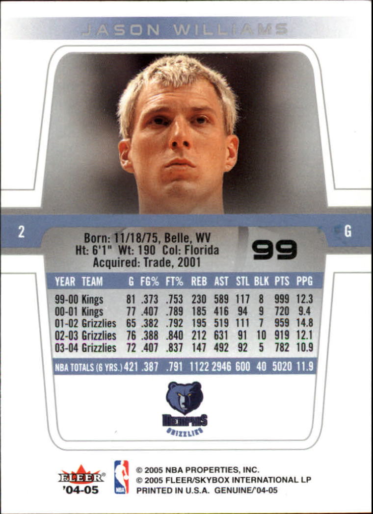 2004/2005 Genuine (Fleer) Basketball Part 1 Main Set Cards #1 to #125 - Picture 176 of 186