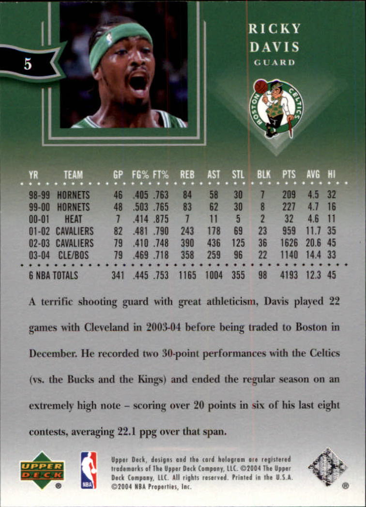 2004/2005 All-Star Lineup (Upper Deck) Basketball - Picture 9 of 159