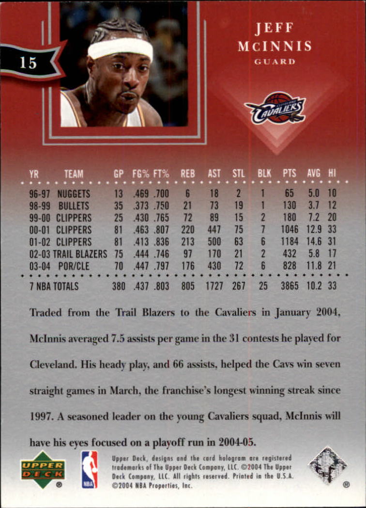2004/2005 All-Star Lineup (Upper Deck) Basketball - Picture 23 of 159
